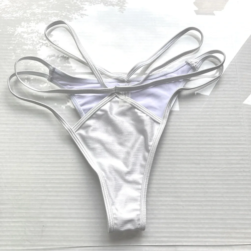 FASHION NOVA G-String Panties – White – NWOT- Women’s Plus Size 1X